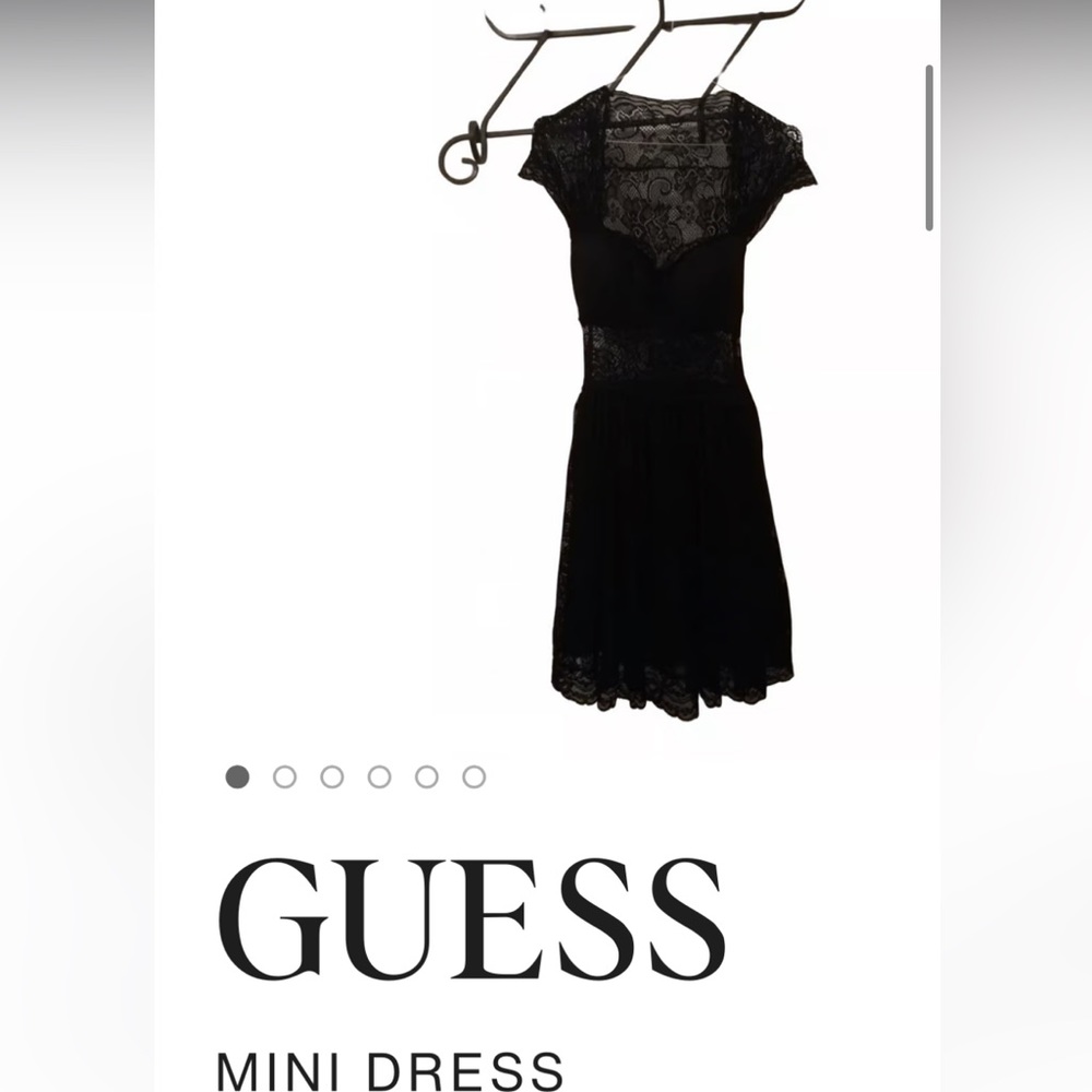Absolutely stunning GUESS mini dress with black lace size 2